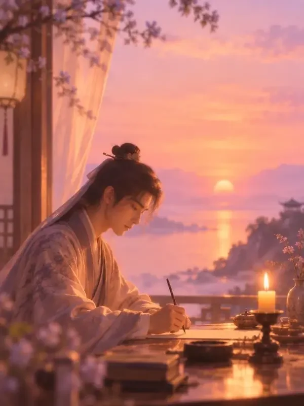 《朝暮书》封面 - 在线短剧AI唯美情感短剧